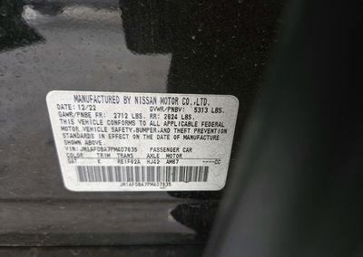 2023 Nissan Ariya Engage, daño Frontal, Copart lote 72603796, foto 13 de 13