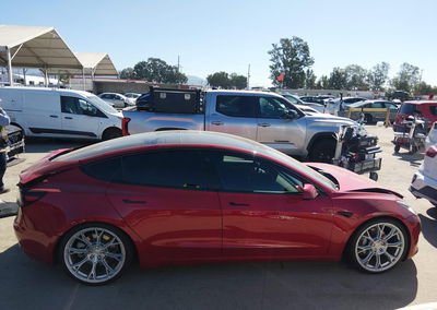 2021 Tesla Model 3 Long Range Dual Motor All-wheel Drive, Front & Rear damage, Iaai lot 46082913, photo 12 of 15