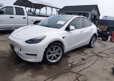 2023 Tesla Model Y Awd/long Range Dual Motor All-wheel Drive, uszkodzenie: Prawy bok, Iaai lot 45675160, zdjęcie 2 z 19
