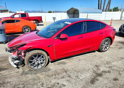 2023 Tesla Model 3, daño Frontal, Copart lote 72146156