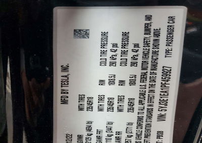 2023 Tesla Model 3, daño Mecánico, Copart lote 74037806, foto 12 de 12