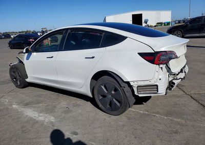 2023 Tesla Model 3, daño Trasero, Copart lote 73890006, foto 2 de 12