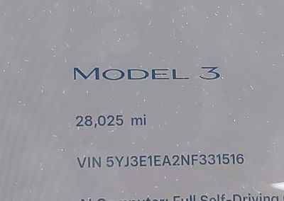 2022 Tesla Model 3 Rear-wheel Drive, daño Frontal, Iaai lote 46303264, foto 14 de 15