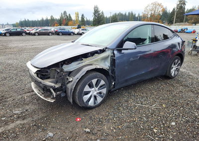 2022 Tesla Model Y, daño Frontal, Copart lote 73718746