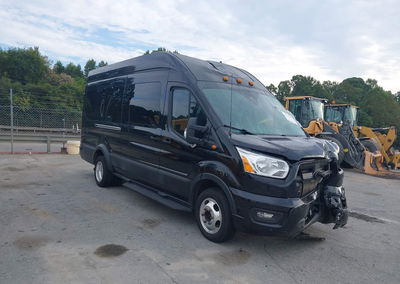 2020 Ford Transit-350 Passenger Van Xlt, Front End damage, Iaai lot 43174044