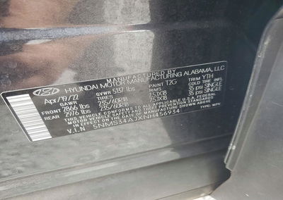 2022 Hyundai Santa Fe Sel, uszkodzenie: Przód, Copart lot 72499016, zdjęcie 13 z 13