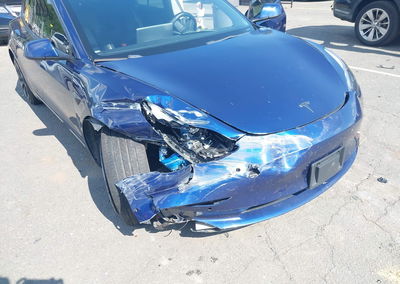 2022 Tesla Model 3 Rear-wheel Drive, Front End damage, Iaai lot 45801057, photo 6 of 17