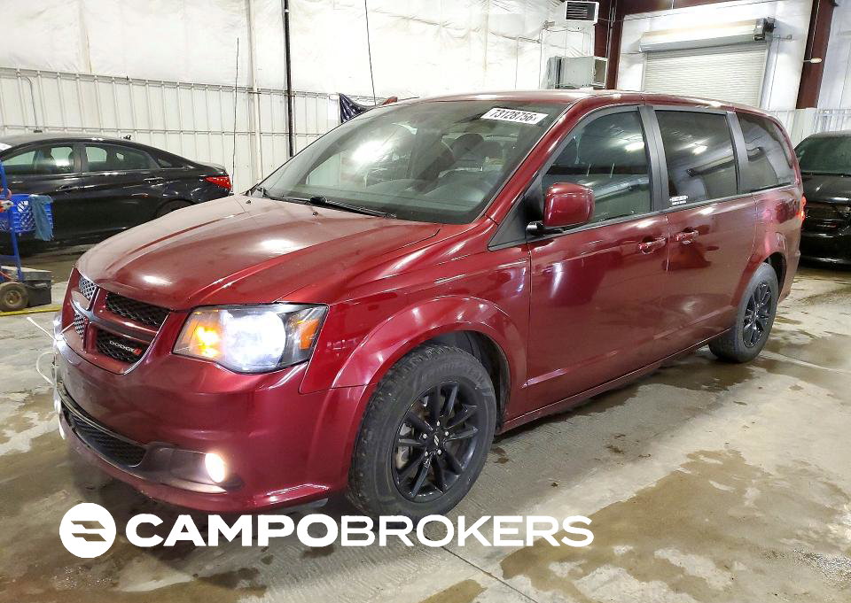 2020 Dodge Grand Caravan Gt, Front End damage, Copart lot 73128756