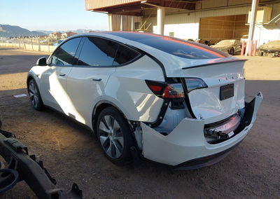 2022 Tesla Model Y Performance Dual Motor All-wheel Drive, Rear damage, Iaai lot 46318875, photo 3 of 18