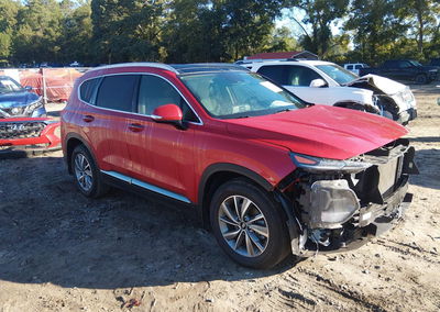 2020 Hyundai Santa Fe Limited, Front End damage, Iaai lot 46304851