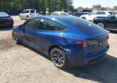 2023 Tesla Model 3 Rear-wheel Drive, Left Front damage, Iaai lot 45582992, photo 3 of 15