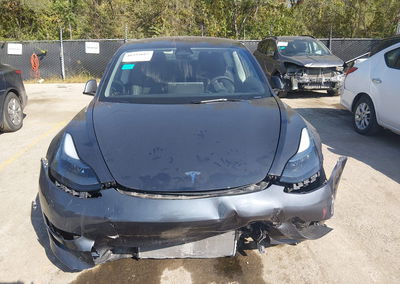 2023 Tesla Model 3 Rear-wheel Drive, daño Frontal, Iaai lote 46332017, foto 12 de 21