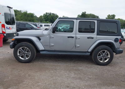 2020 Jeep Wrangler Unlimited Sahara 4x4, daño Trasero, Iaai lote 46062810, foto 14 de 16