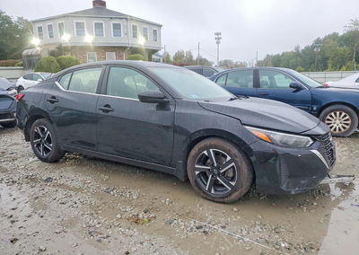 2025 Nissan Sentra Sv, daño Frontal, Copart lote 70600066, foto 4 de 12