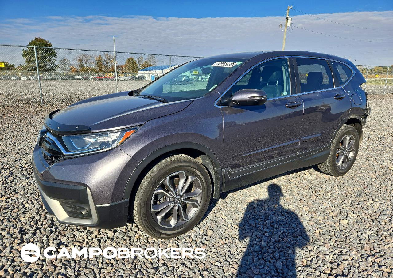 2022 Honda Cr-v Exl, uszkodzenie: Tył, Copart lot 74601076