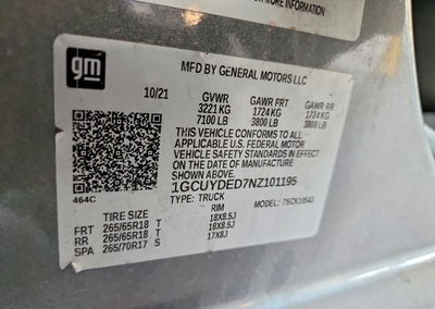 2022 Chevrolet Silverado Ltd K1500 Lt, Front End damage, Copart lot 67303296, photo 12 of 14