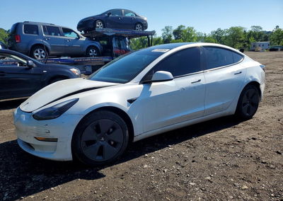 2023 Tesla Model 3, daño Frontal, Copart lote 57538826
