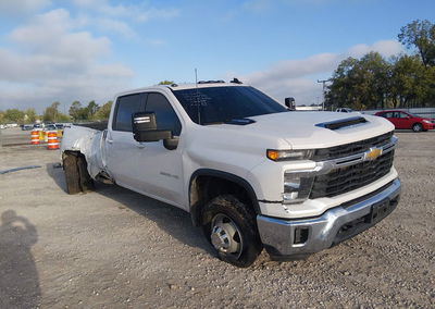 2024 Chevrolet Silverado 3500hd 4wd  Long Bed Lt, daño Lateral derecho, Iaai lote 46155767