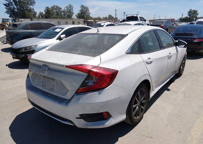 2020 Honda Civic Ex, daño Frontal, Iaai lote 45947307, foto 4 de 18