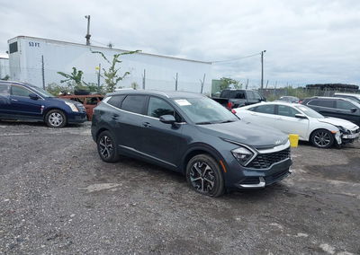 2023 Kia Sportage Hybrid Ex, Left Side damage, Iaai lot 46244371