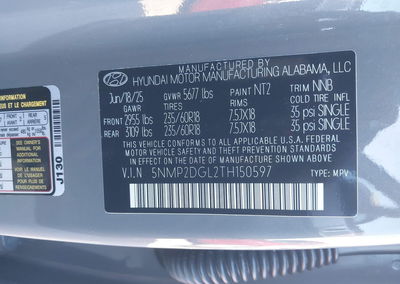 2026 Hyundai Santa Fe Sel, Left Front damage, Iaai lot 46366824, photo 9 of 17