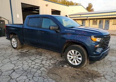 2022 Chevrolet Silverado K1500 Custom, daño Frontal, Copart lote 72501146, foto 4 de 12
