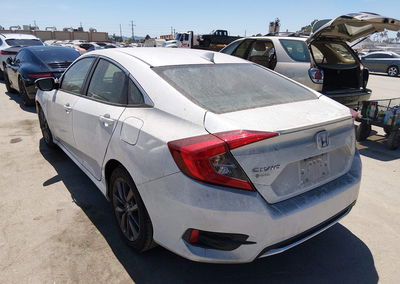 2020 Honda Civic Ex, daño Frontal, Iaai lote 45947307, foto 3 de 18