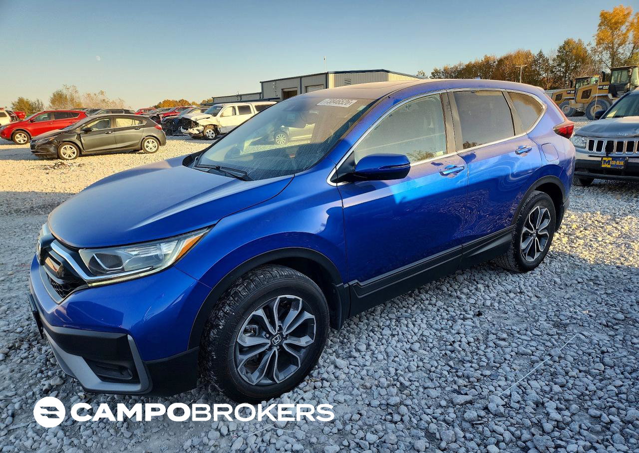 2021 Honda Cr-v Exl, пошкодження: Передня частина, Copart лот 73846526