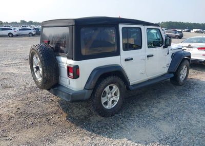 2020 Jeep Wrangler Unlimited Sport S 4x4, daño Trasero, Iaai lote 45716864, foto 4 de 17