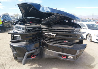 2021 Chevrolet Silverado 1500 4wd  Short Bed Lt Trail Boss, Front End damage, Iaai lot 45867869, photo 6 of 16