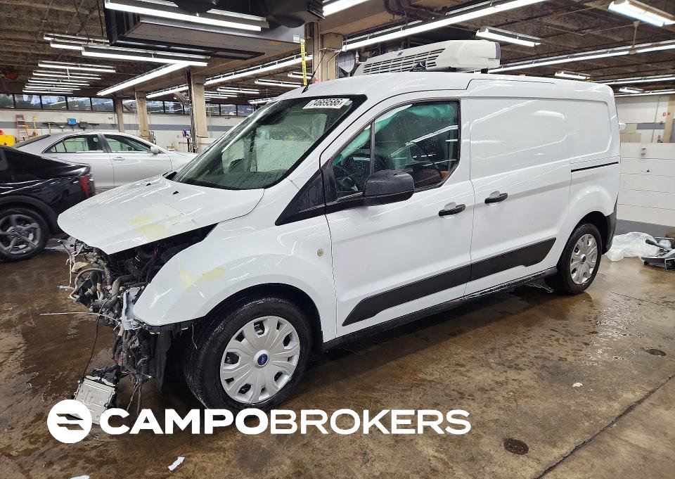 2023 Ford Transit Connect Xl, Front End damage, Copart lot 74669586