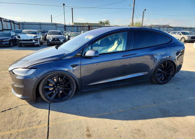 2023 Tesla Model X, daño Lateral, Copart lote 74683446