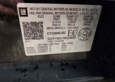2021 Chevrolet Silverado K1500 Custom, Front End damage, Copart lot 73254436, photo 14 of 15