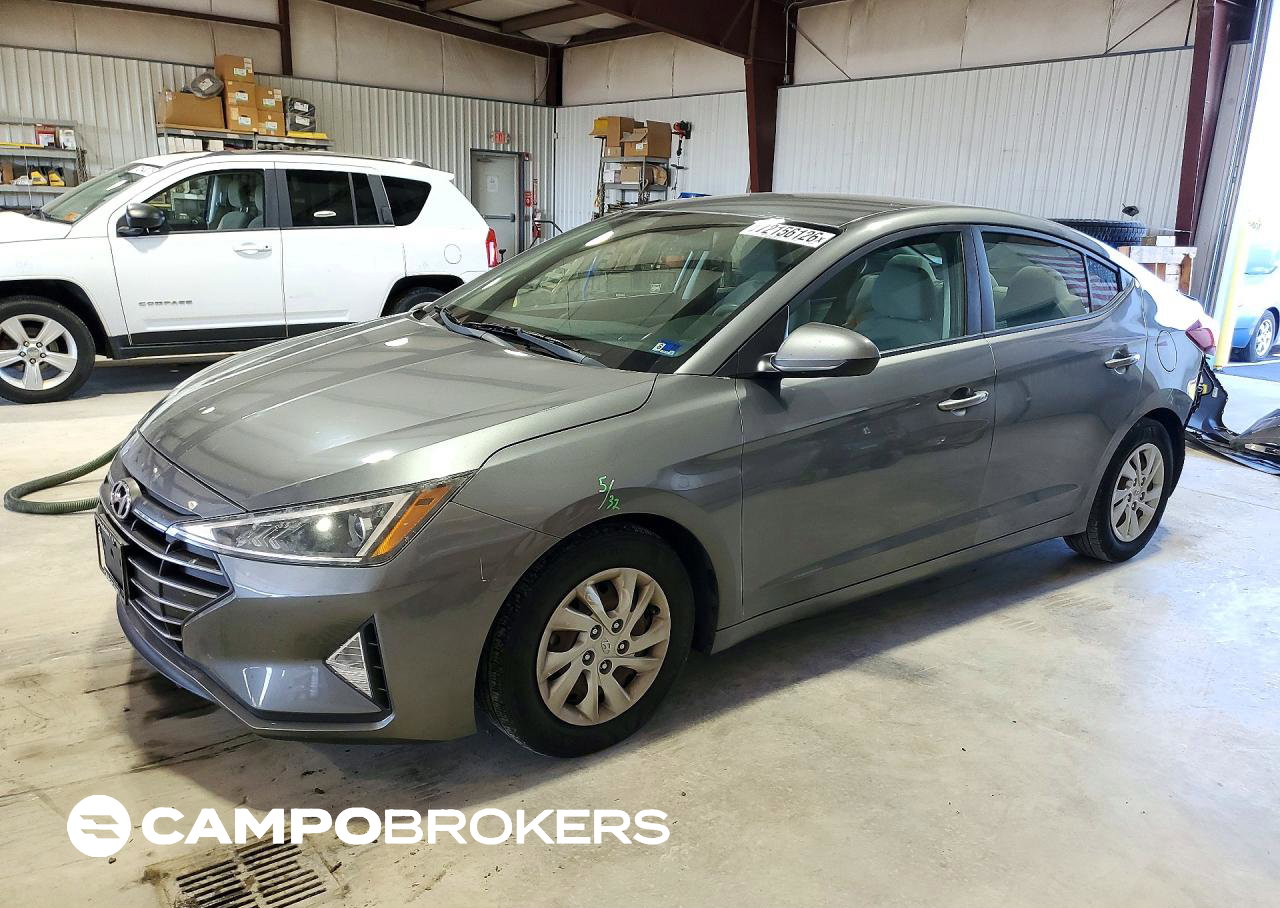 2019 Hyundai Elantra Se, uszkodzenie: Tył, Copart lot 72156126