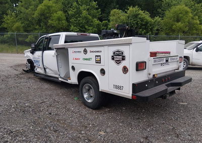 2024 Chevrolet Silverado 3500hd Chassis Lt, Left Front damage, Iaai lot 45286927, photo 3 of 17