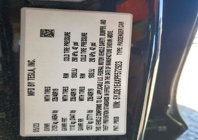 2023 Tesla Model 3, Front End damage, Copart lot 71961856, photo 12 of 12