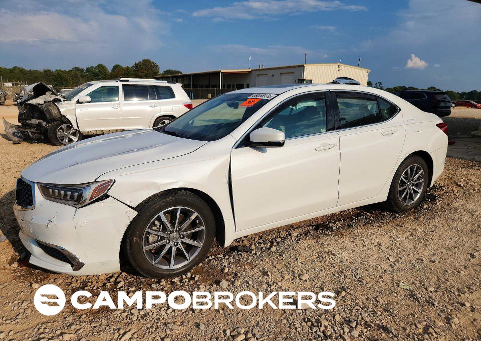 2019 Acura Tlx, daño Frontal, Copart lote 69555176