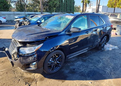 2021 Chevrolet Equinox Lt, daño Frontal, Copart lote 74437426