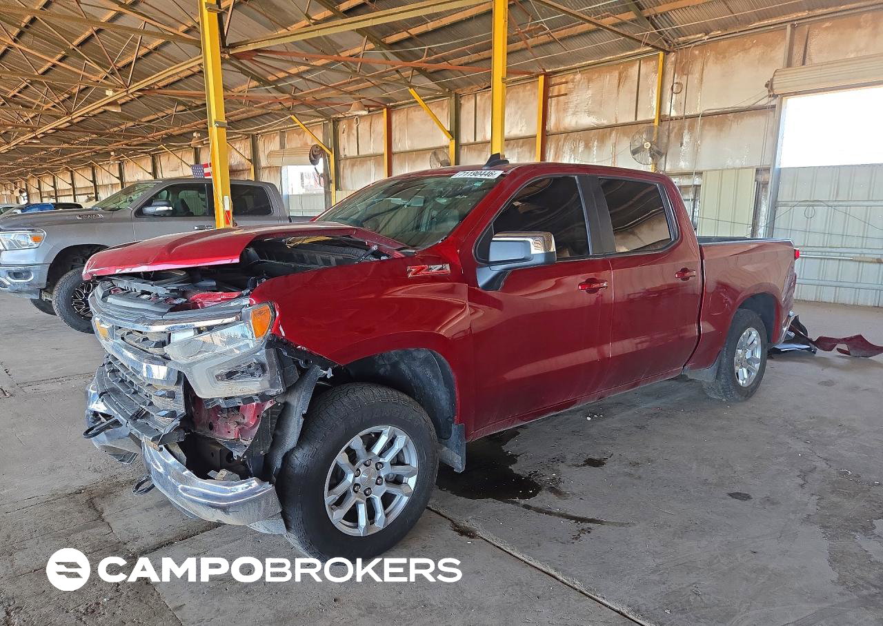 2024 Chevrolet Silverado K1500 Lt, пошкодження: Передня частина, Copart лот 71190446