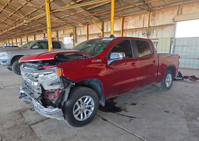 2024 Chevrolet Silverado K1500 Lt, daño Frontal, Copart lote 71190446