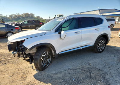 2022 Hyundai Santa Fe Limited, daño Frontal, Copart lote 74077726, foto 1 de 14