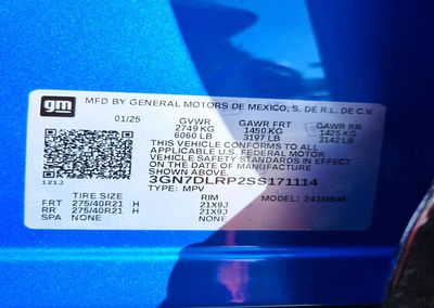 2025 Chevrolet Equinox Lt, Side damage, Copart lot 67406816, photo 13 of 15
