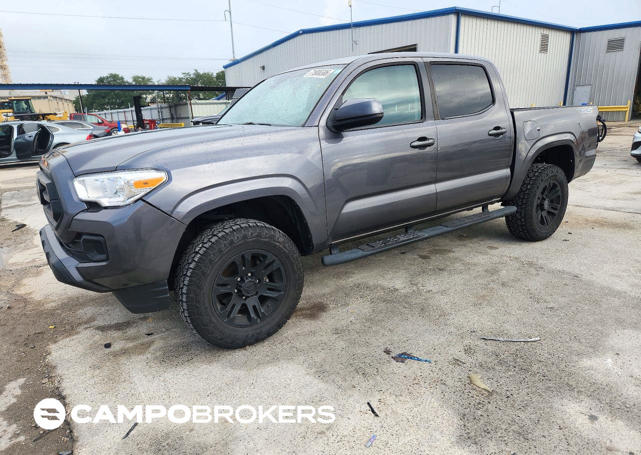 2020 Toyota Tacoma Sr, daño Trasero, Copart lote 71986586
