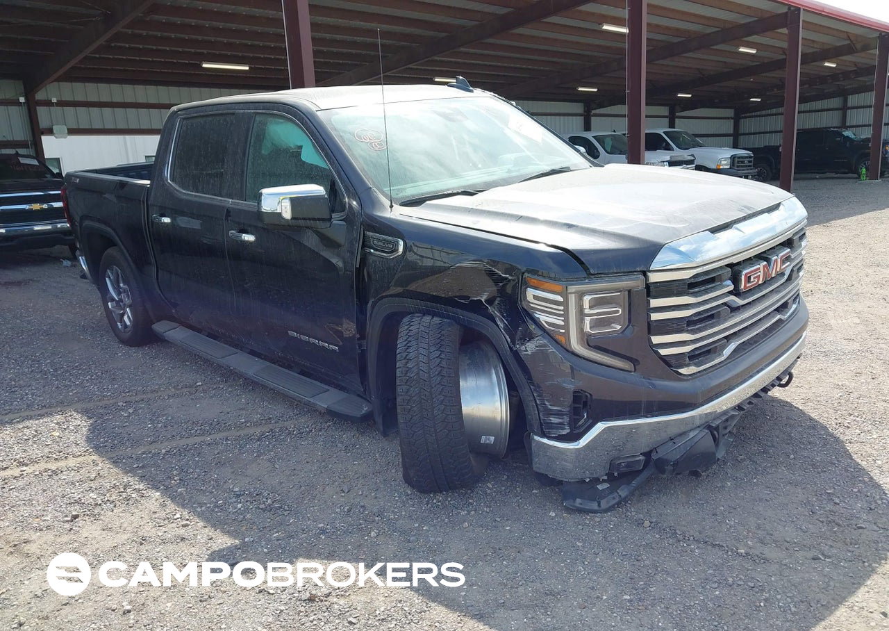 2026 Gmc Sierra 1500 , Short Bed, Slt, 4wd, daño Lateral izquierdo, Iaai lote 45942118