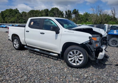 2022 Chevrolet Silverado C1500 Custom, Front End damage, Copart lot 69317226, photo 4 of 13