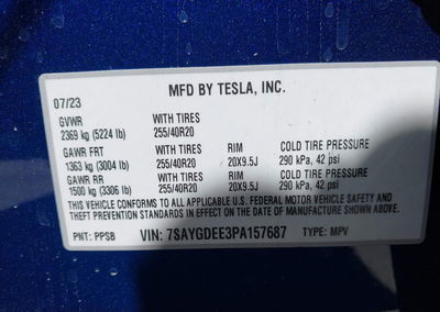 2023 Tesla Model Y, uszkodzenie: Przód, Iaai lot 46043791, zdjęcie 9 z 17