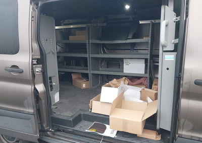 2019 Ford Transit-150, daño Biohazard, Iaai lote 46370357, foto 8 de 12