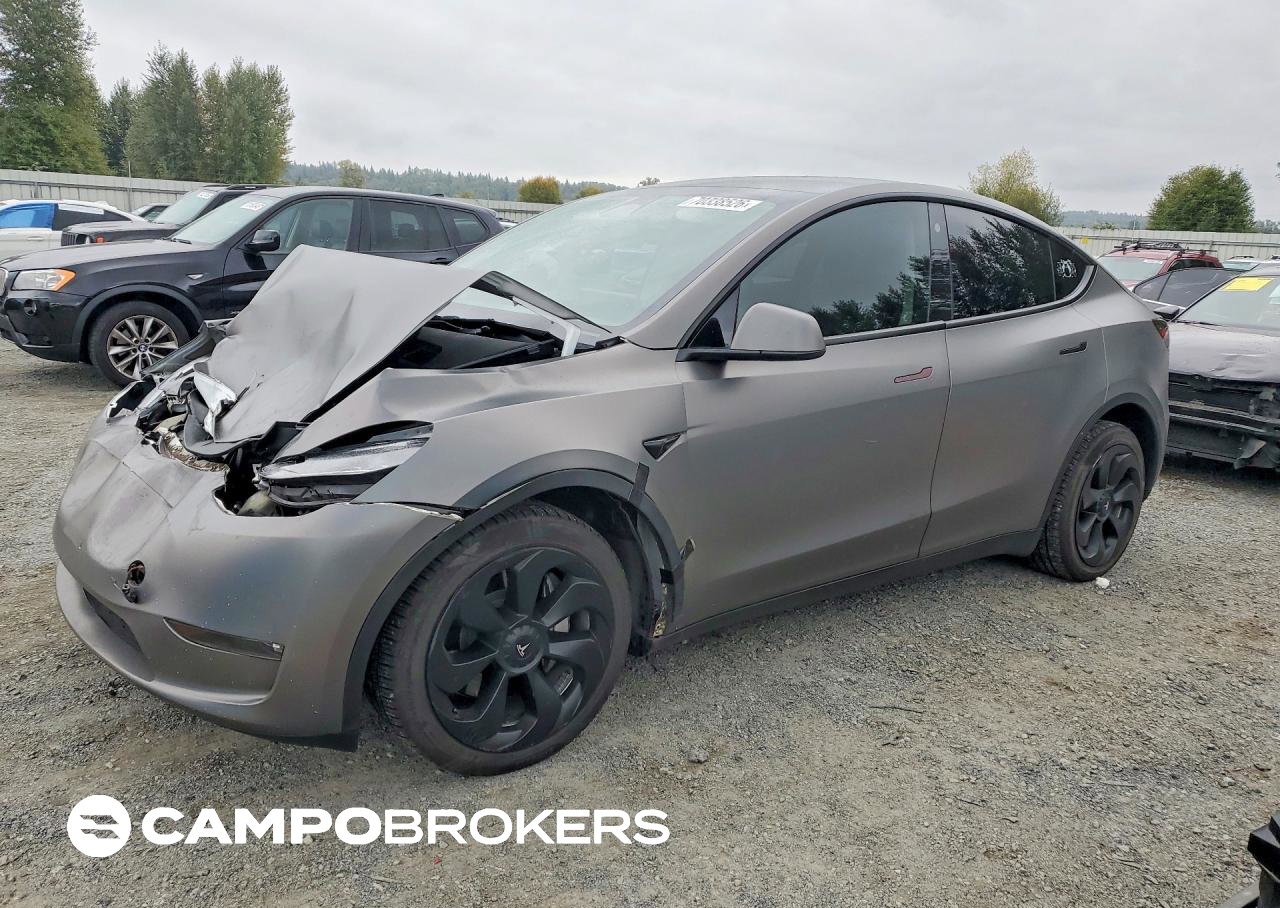 2023 Tesla Model Y, daño Frontal, Copart lote 70338526