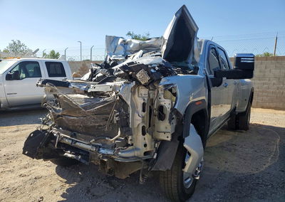 2021 Gmc Sierra K3500 Denali, Ao damage, Copart lot 54925476