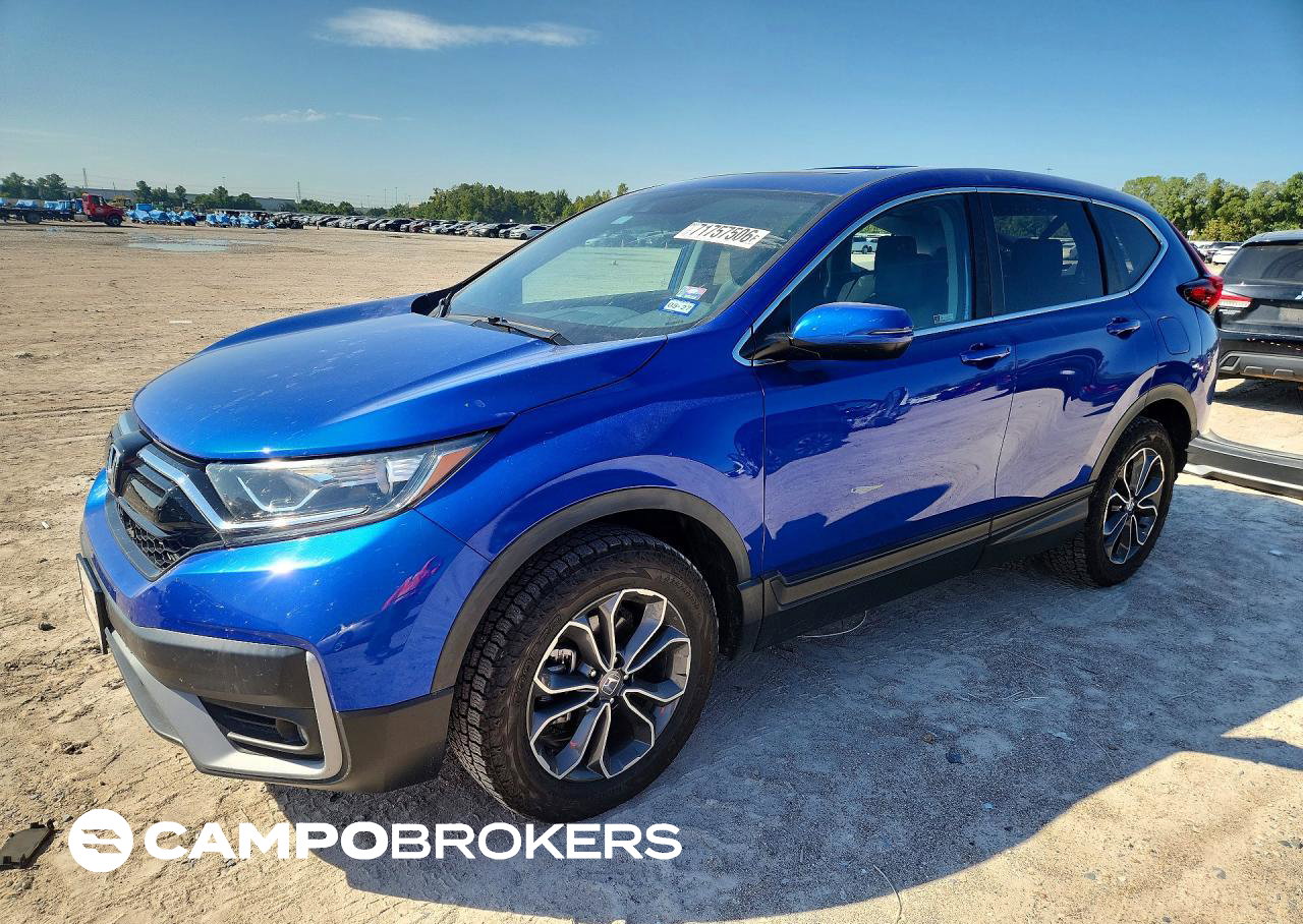 2022 Honda Cr-v Exl, пошкодження: Задня частина, Copart лот 71757506